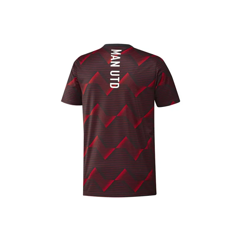 Adidas Manchester UnitedMUFC Soccer Jerseys Men's Red Gold-1
