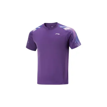 LiNing T Shirt Men's Dragon Court Purple