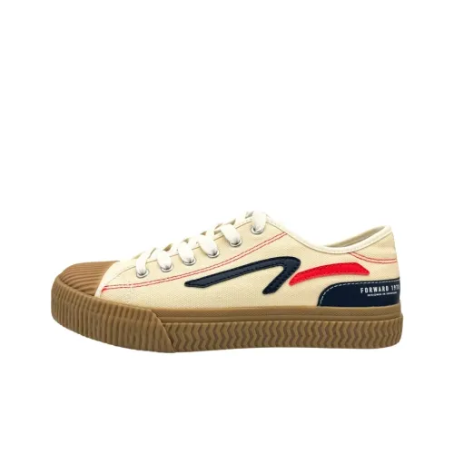 QIANJIN Slip Resistant, Abrasion Resistant, Lightweight Low Top Canvas Shoes Men's Beige Yellow