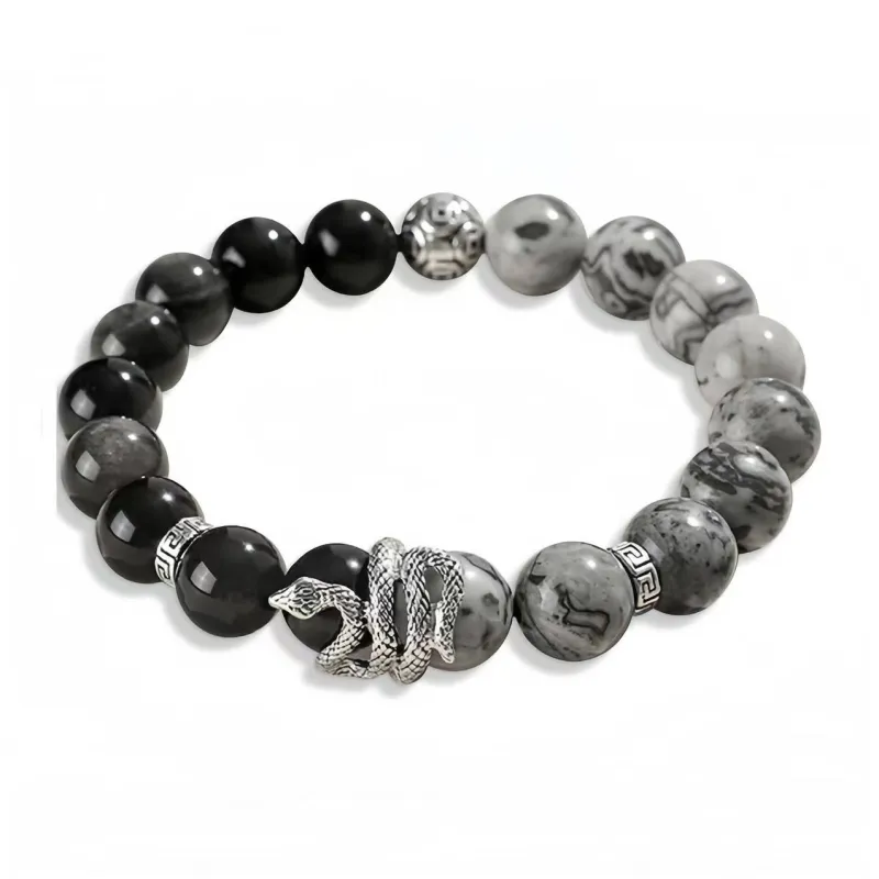 Tsukiran Obsidian Bracelets Unisex-0