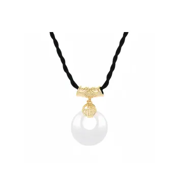 BLESSED BULLET Chalcedony Necklaces Women's