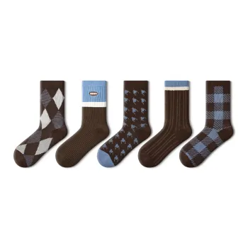 Primeet Mid Calf Socks Women's 5 Pack