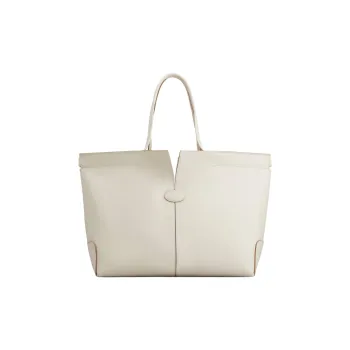 TOD'S Logo Debossed Medium Tote Bag
