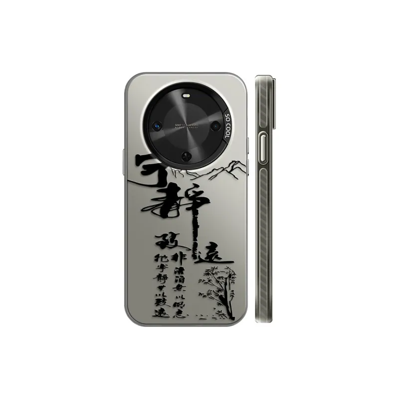 GELEI Acrylic Material Trendy Brand 'Let Go' Phone Case Impact Resistant Protective Case Compatible With Macadamia 30-10