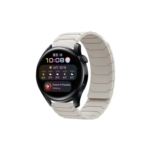 LOVINGCOOL Watch Band Huawei Compatibility Silicone Material
