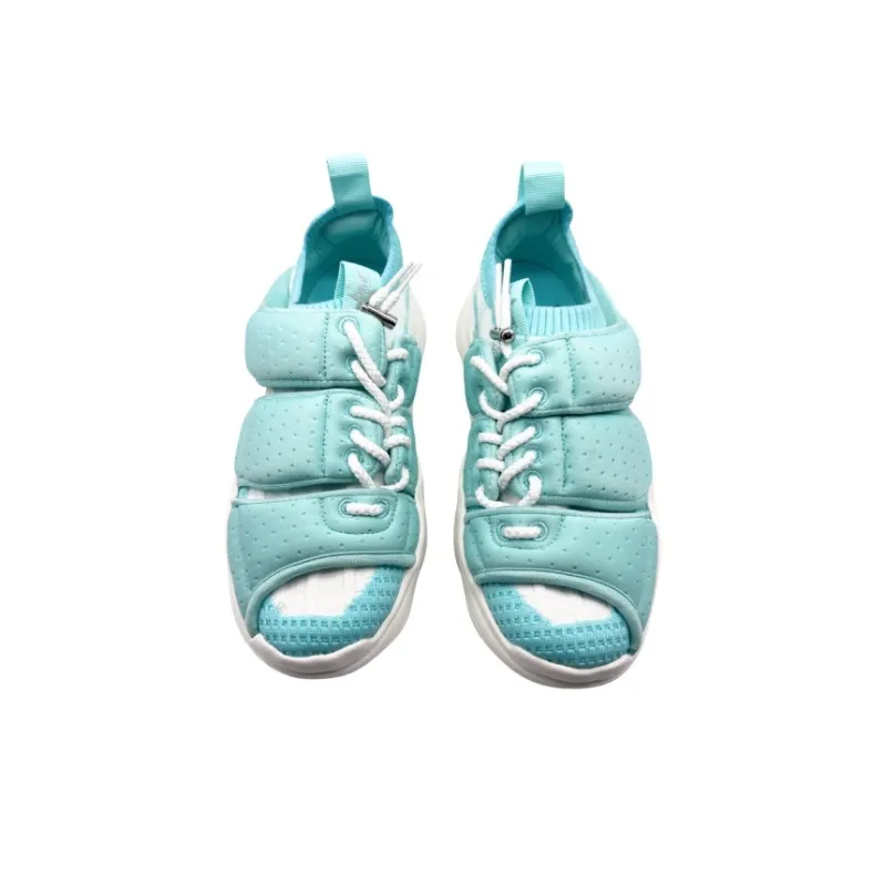 QIANJIN Slip Resistant Coverage Lightweight Low Top Casual Shoes Women's Bright Green-2