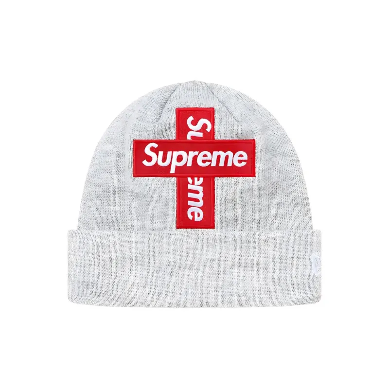 Supreme New Era Cross Box Logo Beanie-0