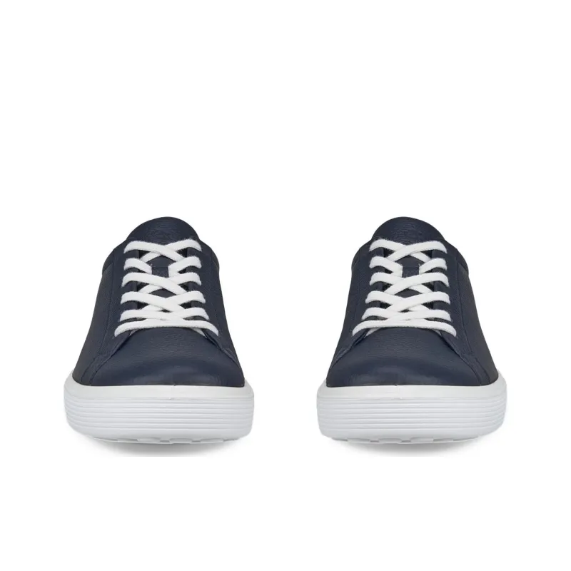 Ecco SOFT 60 Slip Resistant Low Top Skateboard Shoes Men's Blue-3