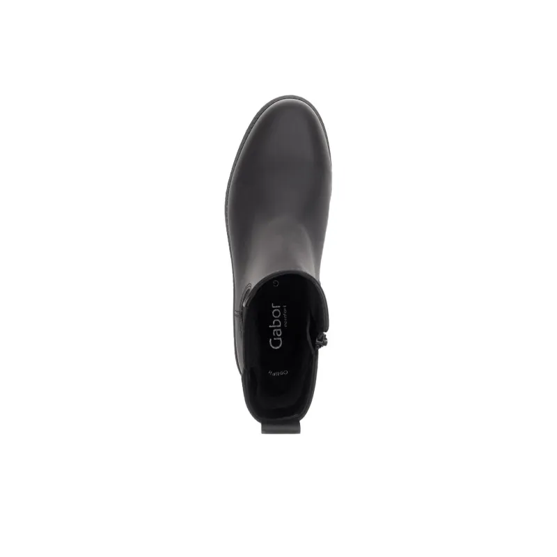 Gabor Comfort Ankle Boots 4.5cm Women's Black-3