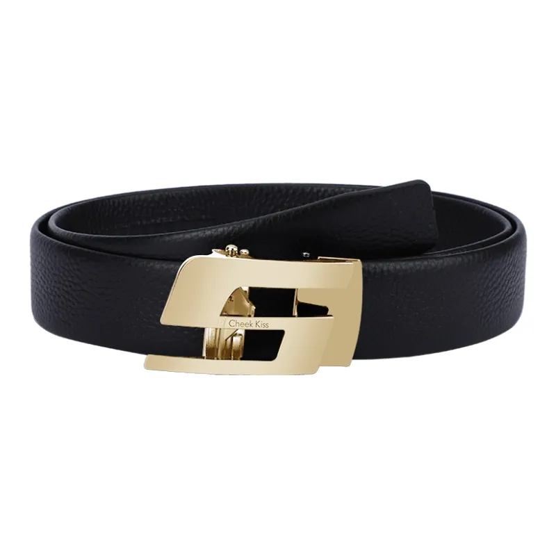 Cheekkiss Cow Leather Belt Men's 3.5cm-7