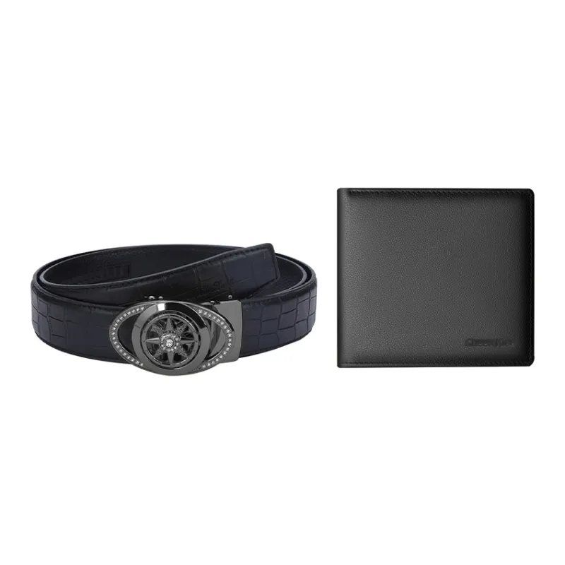 Cheekkiss Cow Leather Belts Men's 3.5cm-8