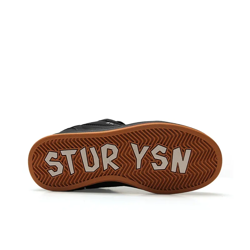 STUR YSN Wear resistant And Lightweight Low Top Skateboard Shoes Women's Black-6