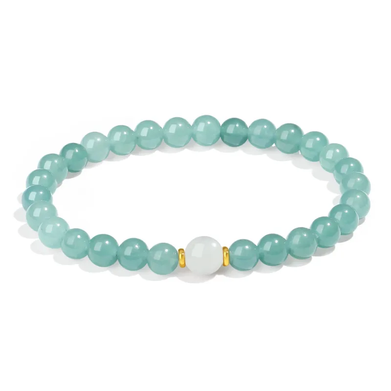 PUTUOSHANWENCHUANG Chalcedony Bracelets Women's-3