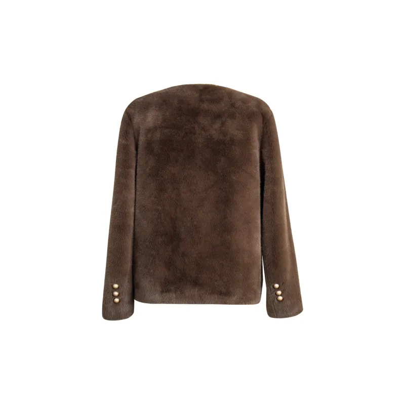 ROEYSHOUSE Velvet feel Coat Women's-5
