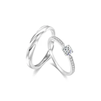 KINGEE Anniversary Confession Rings Unisex