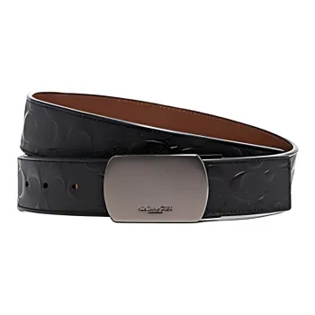 COACH Plaque Buckle Cut To Size Reversible Belt