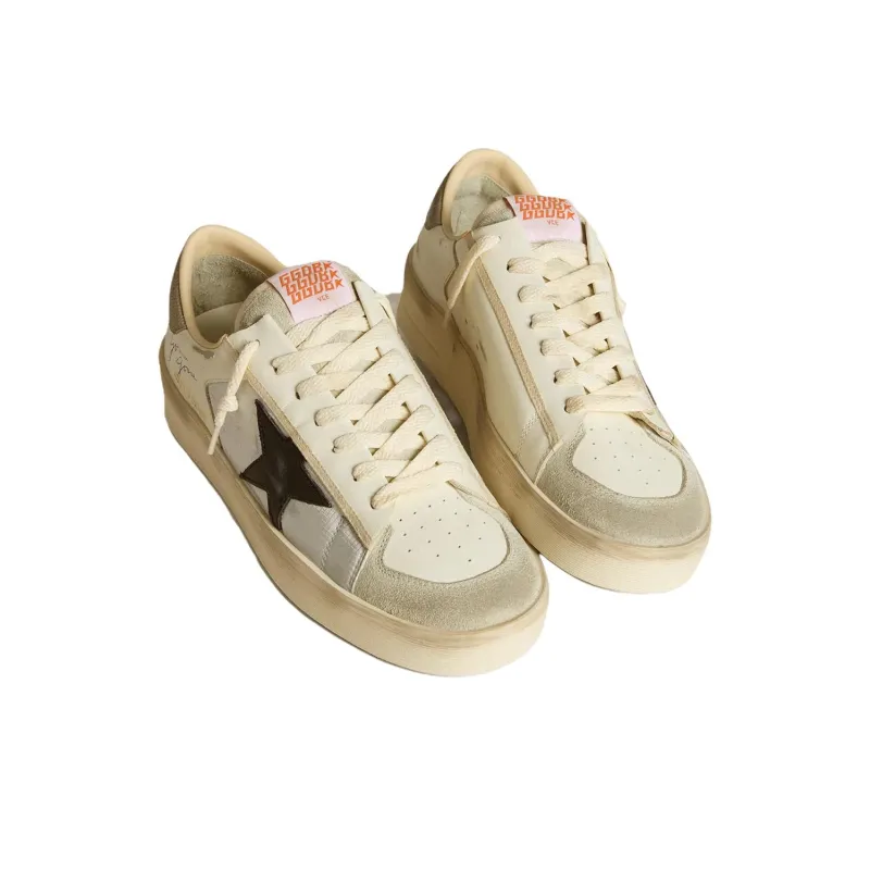 Golden Goose Stardan Low Top Skateboard Shoes Men's White-2