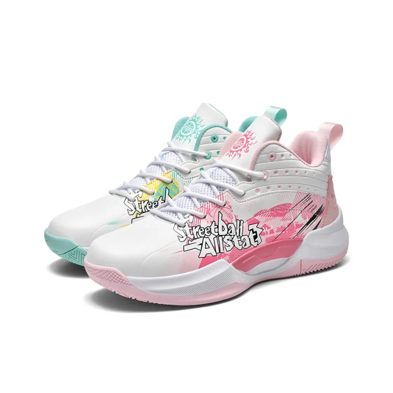 SOURCE Cushioning Anti Slip Wear Resistant Moisture Wicking Coverage Impact Resistant Mid Top Basketball Shoes Unisex-0