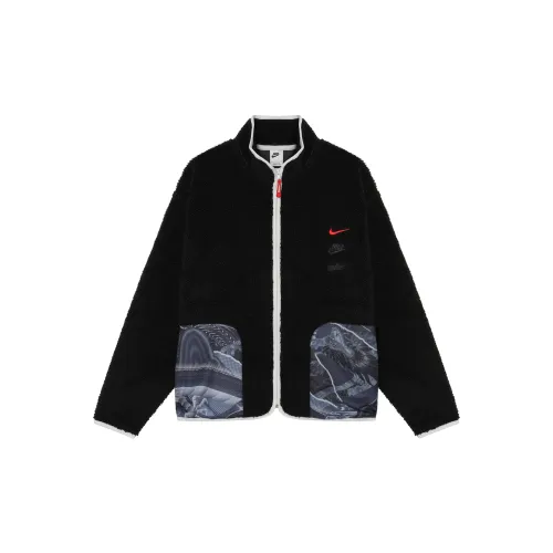 Nike FW23 Velvet feel Coat Men's Black