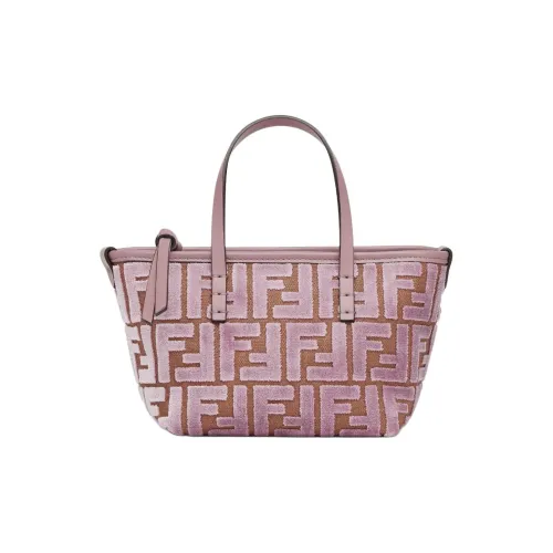 FENDI Polyester Tote Bag Shopping Bag Handbag Mini Women's Pink