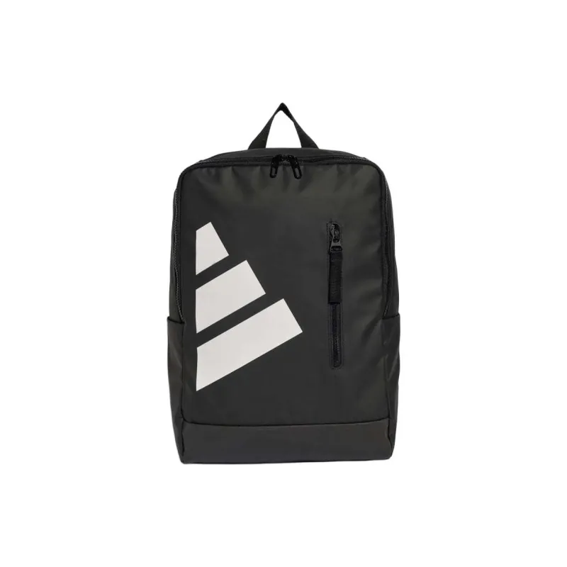 Adidas Polyurethane Backpack Unisex Black & White-0
