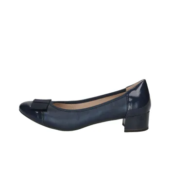 CAPRICE Ingrid Chunky Heel High Heels 3.5cm Women's Marine Blue
