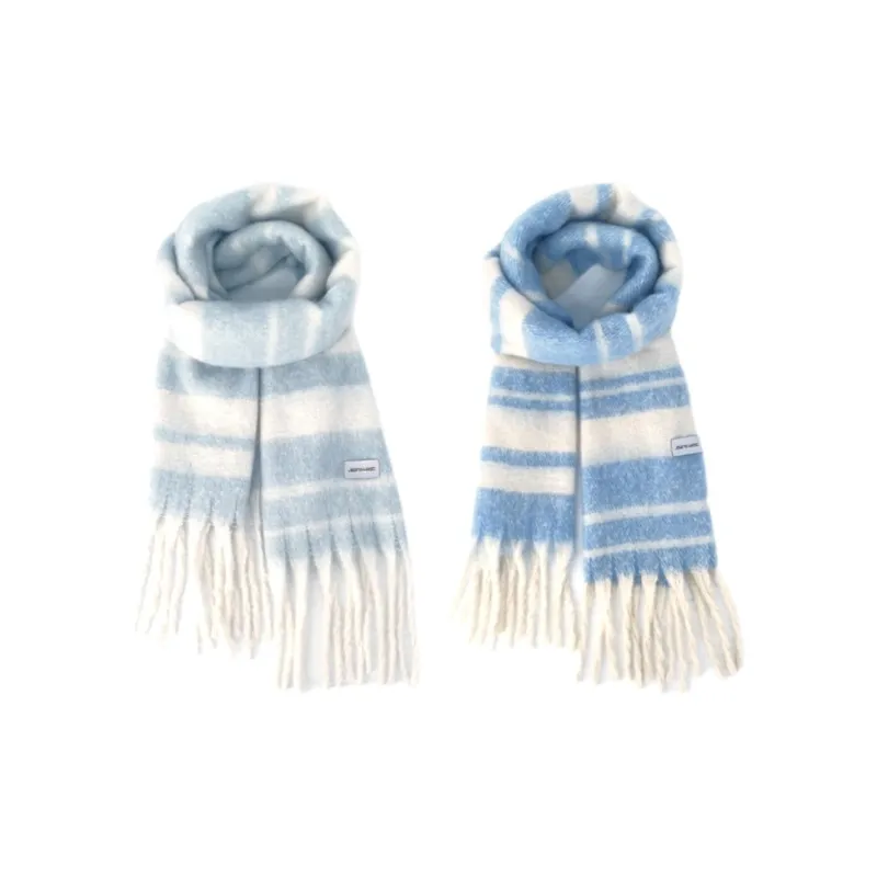 JEANSWEST Polyester Knit Scarves Unisex-12