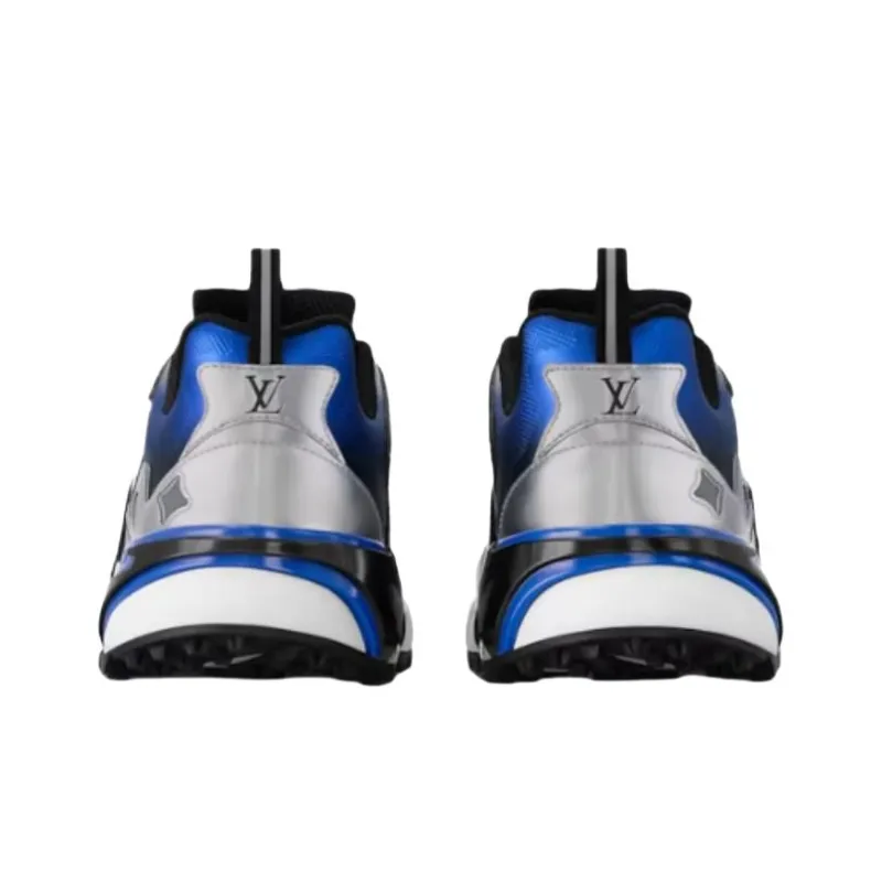 LOUIS VUITTON Runner Tatic Low Top Casual Shoes Men's Blue-4
