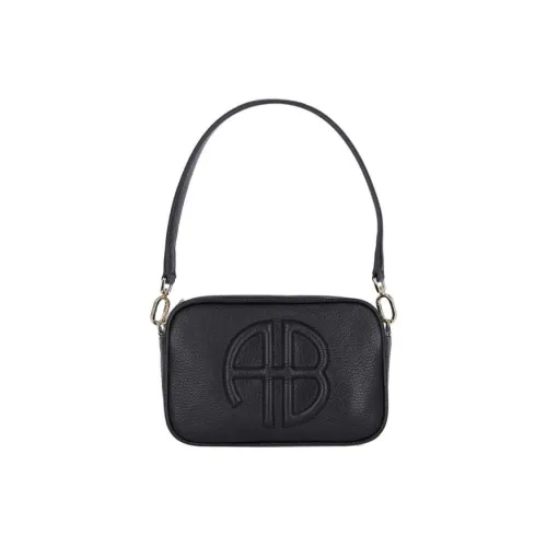 Anine Bing Calfskin Shoulder Bag Women
s Black