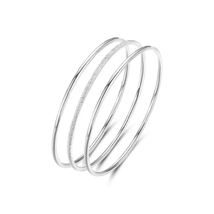 Master Kim Ne Zha Sterling Silver Qian Kun Circle Bangle Unisex-0