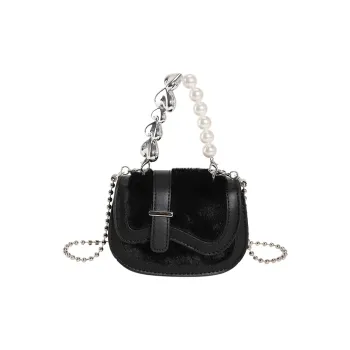 Yalu PU Handbag Regular Women's Black And White/Rose Red/Green And Brown