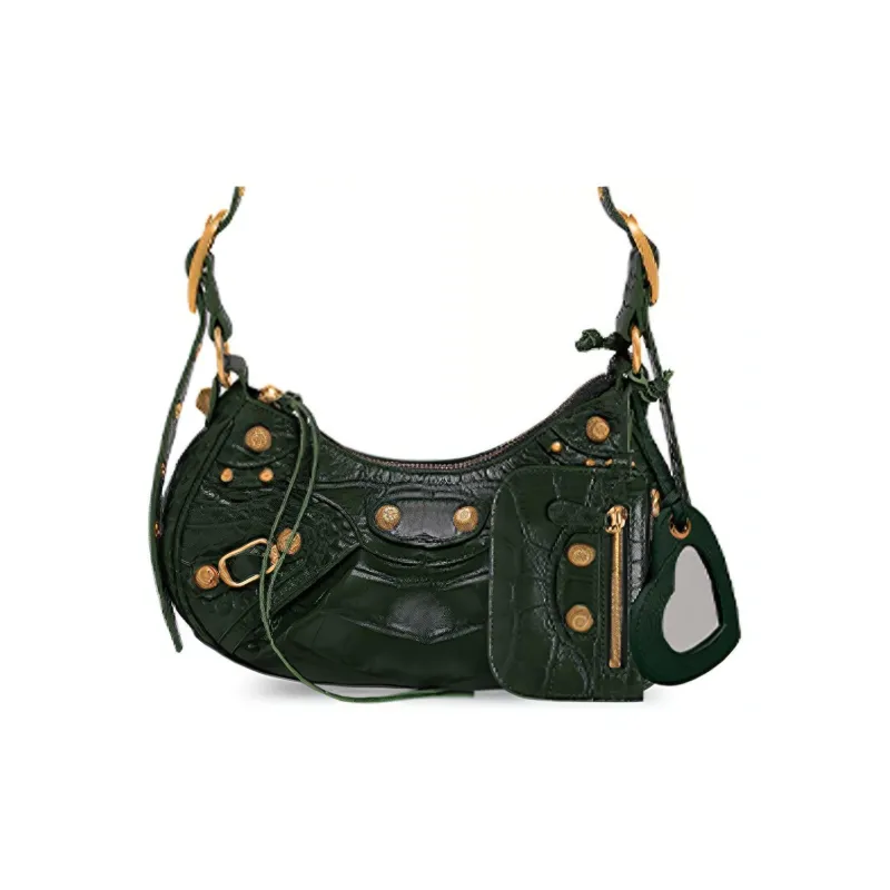 Balenciaga Cagole Embossed Shoulder Bag-0