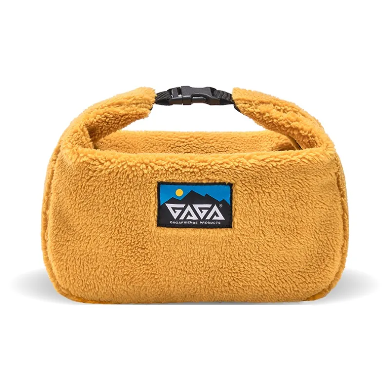 GAGA EQUIPMENT Polar Fleece Crossbody Bag, Handbag Unisex Multicolor-4