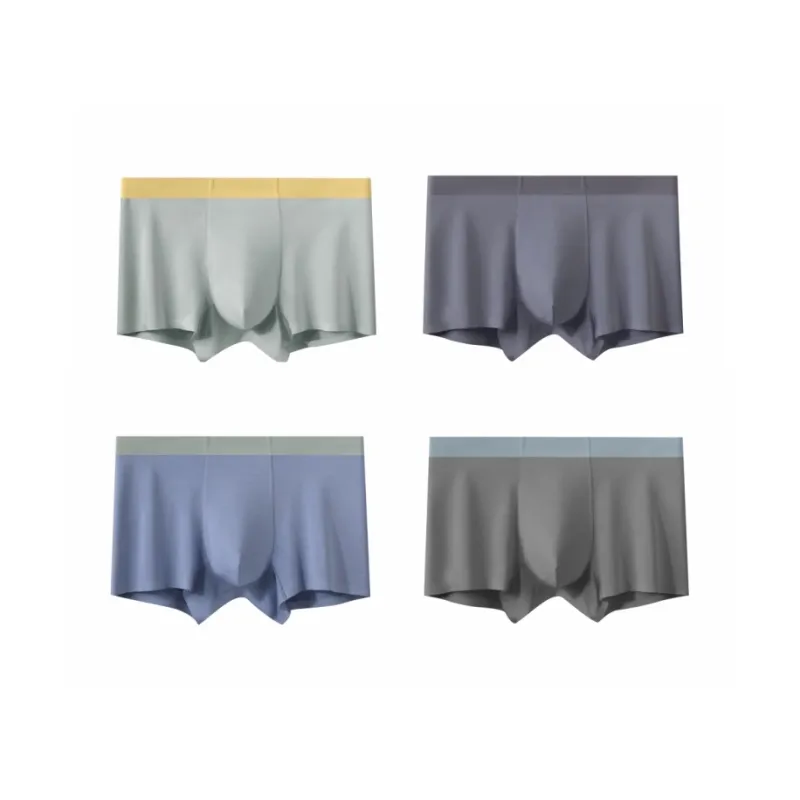 Qiao Ni Tong Underpants Men's 4 Pack-2