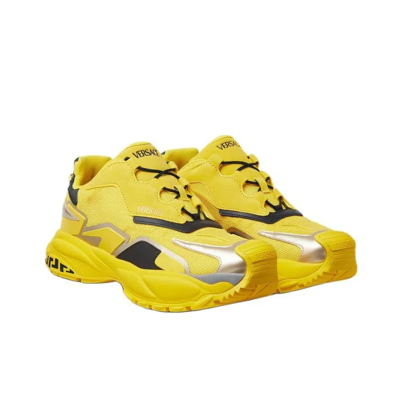 VERSACE MERCURY M_VS_04 Low Top Casual Shoes Men's Yellow-1