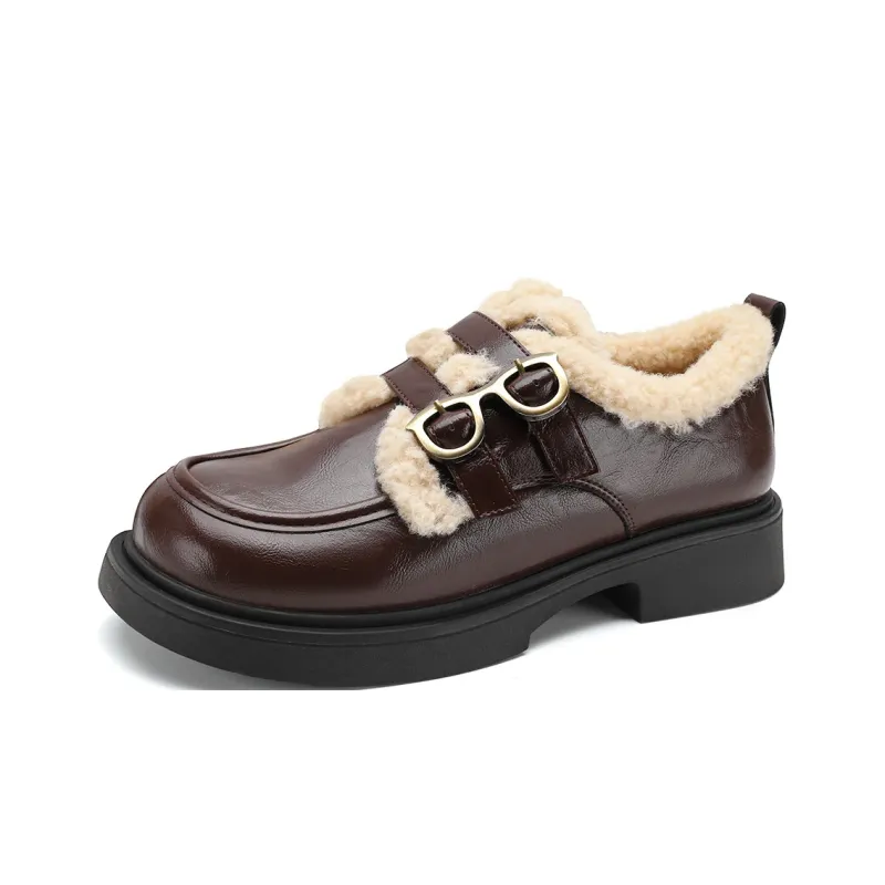 FOXER Loafers Chunky Heel Women's-4