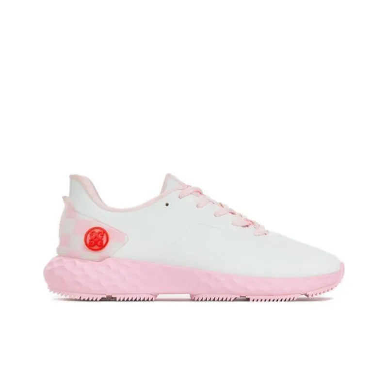 GFORE Cushioning Slip Resistant Low Top Golf Shoes Women's White Pink-1