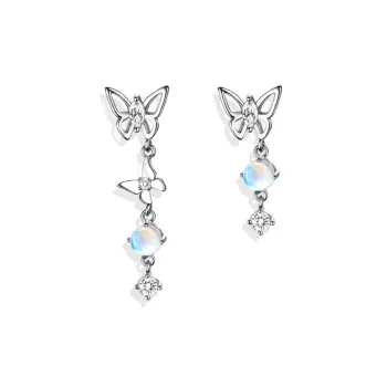 MOREL Alloy Glass Earrings Women's