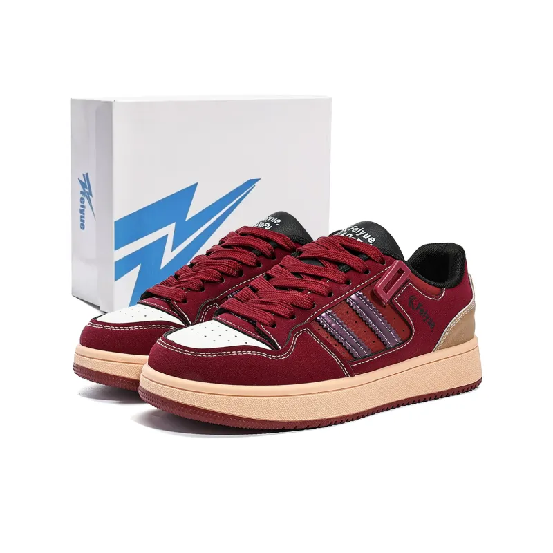 Feiyue Skateboard Shoes Women's Low Top Green/White/Black/Pink-59