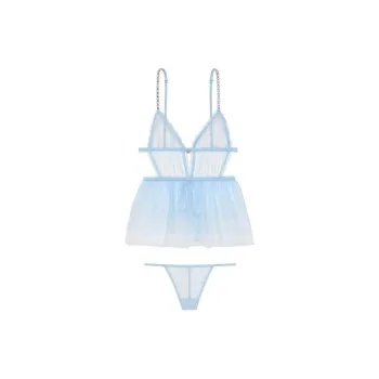 Victoria's Secret Underwear Set Women's Clear Blue