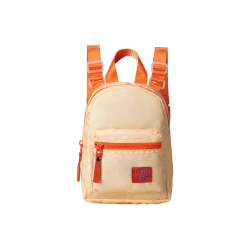 TURN UP Polyester Backpack Regular Unisex Beige
