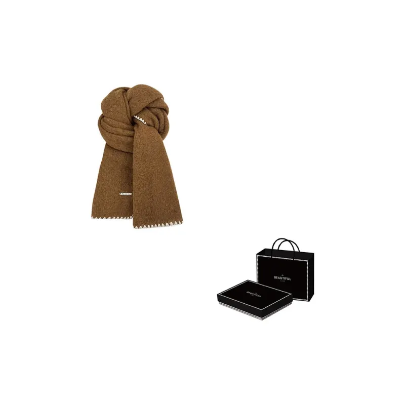 Lanza Knit Scarves Unisex-30