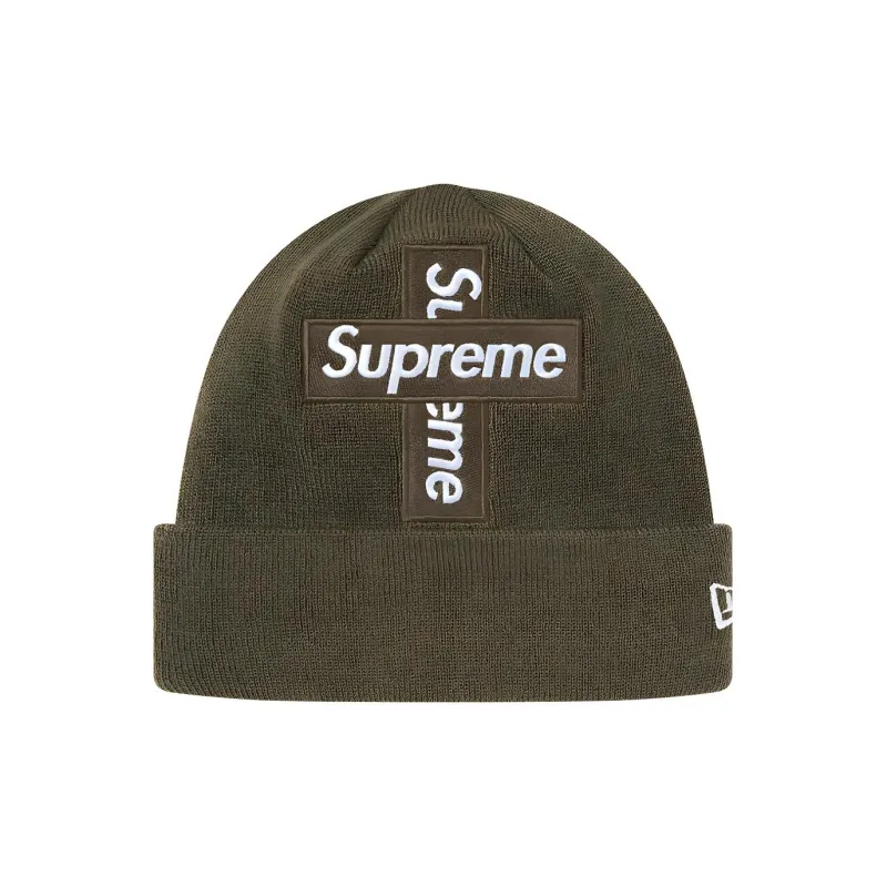 Supreme New Era Cross Box Logo Beanie-7