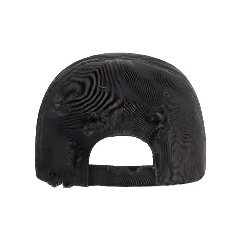 Balenciaga Destroyed Bb Pierced Cap-1