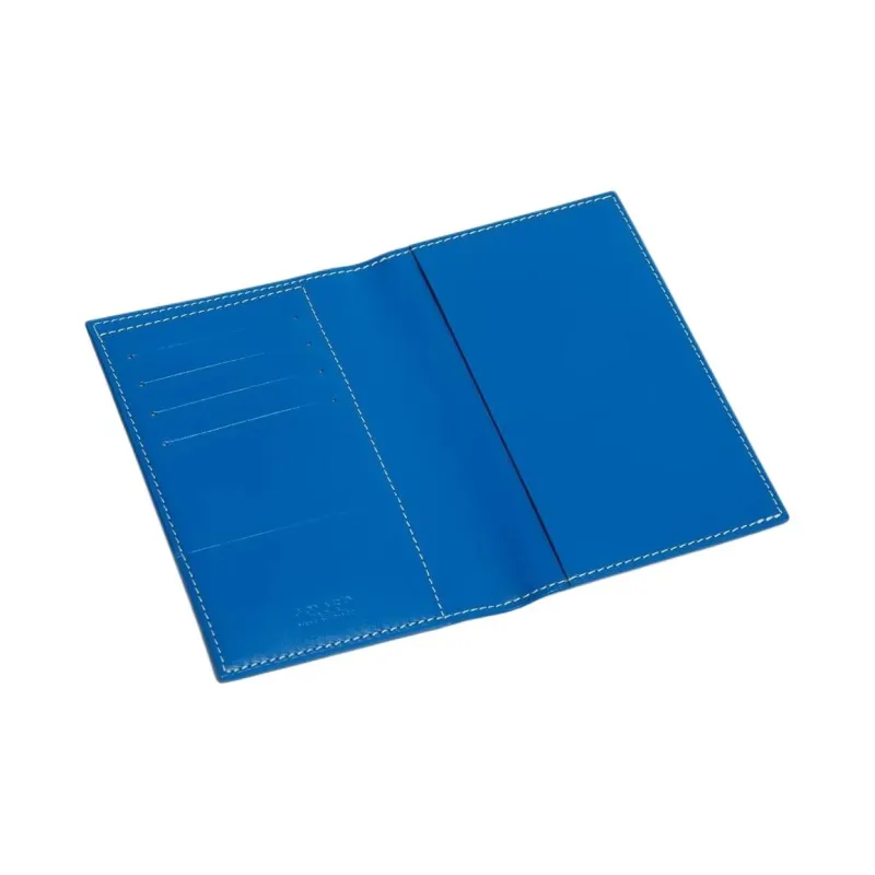 GOYARD Grenelle Canvas With Leather Card Holder Passport Holder Unisex Blue-1