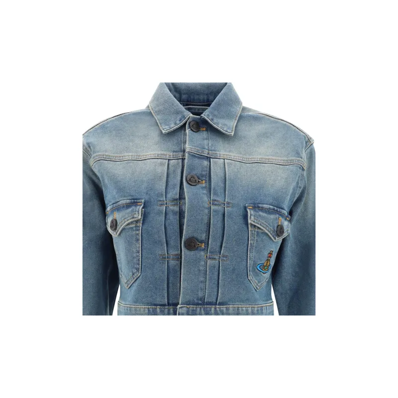 Vivienne Westwood Marlene Buttoned Cropped Jacket-4