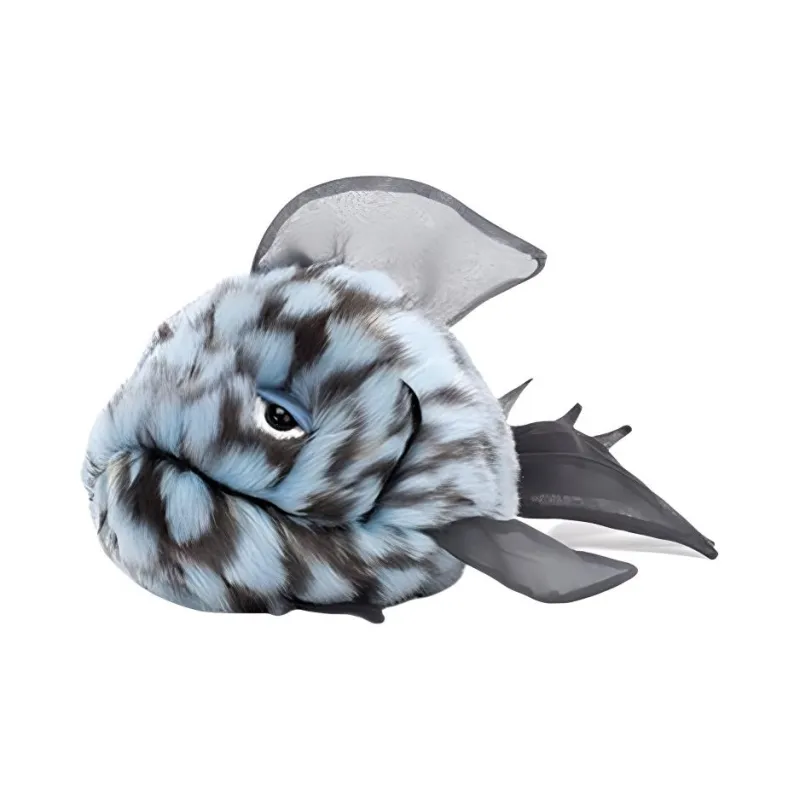 JELLYCAT Grumpy Blue Fish Plush Toy-1