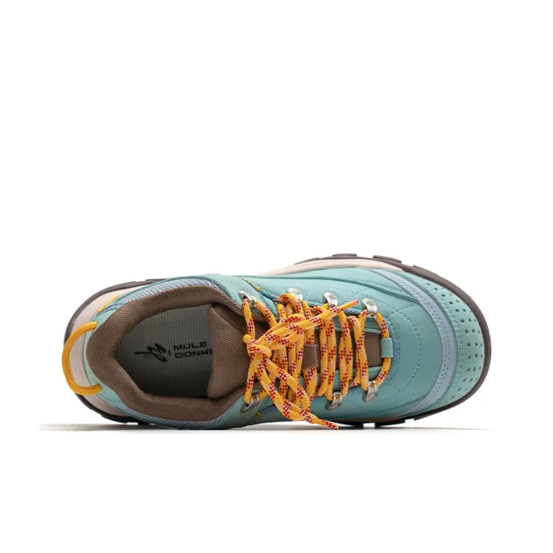 Mule Donkey Lightweight Height Increasing Low Top Casual Shoes Unisex Cyan-6