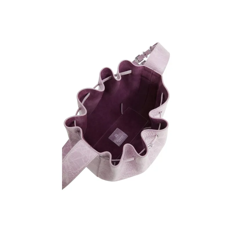 GIVENCHY Calfskin Pumpkin Shoulder Bag Trumpets Women's Orchid Purple-3