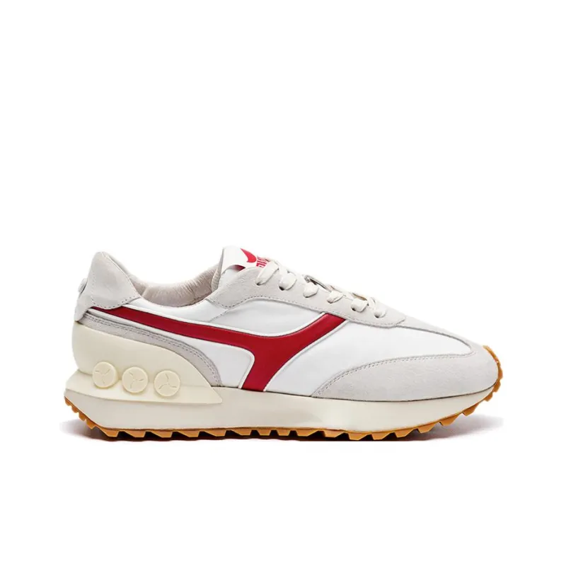 LI NING 1990 Classic Collection Cushioning, Wear Resistant Low Top Running Shoes Men's Red White-1